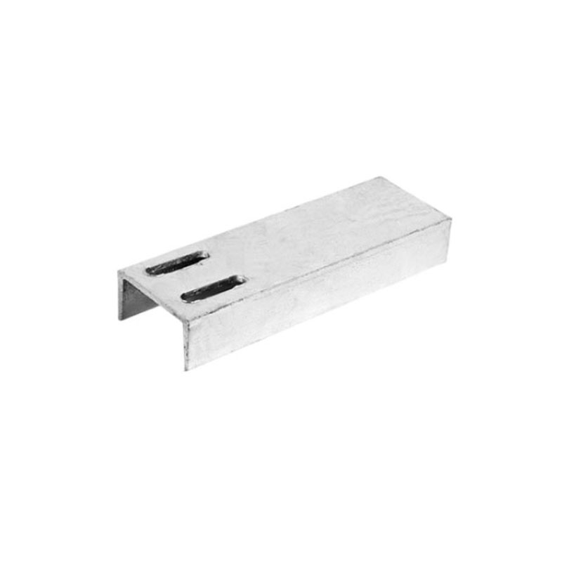 Industrial Trough Galvanized U-Shaped Trough High Quality Channel Steel Embedded Parts Curtain Wall Accessories